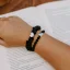Silver Heart Silk Scrunchie Black - Varianty: Black