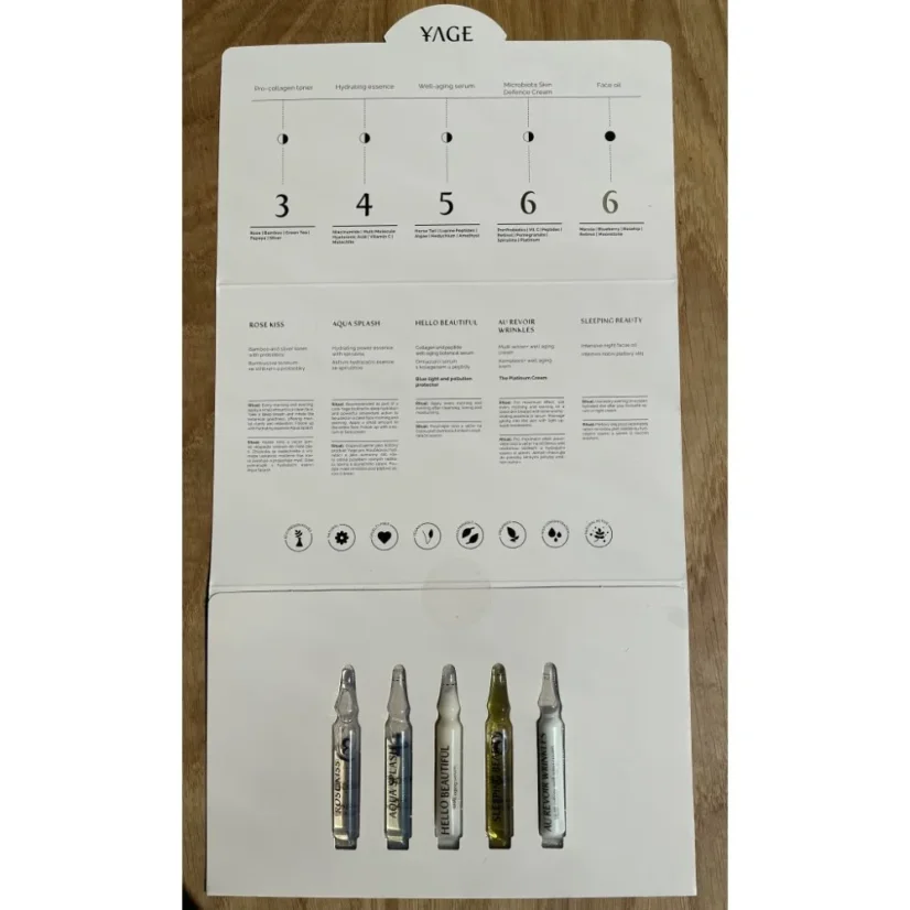 Sada vzorků 5x1ml SRDCE YAGE - Nové složení
