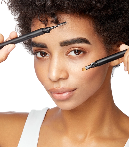 Nanobrow Styling Brushes - Set štětců na úpravu obočí 2ks