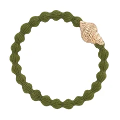 Tropical Seashell Olive Green