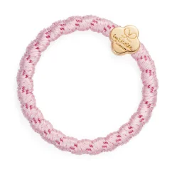 Gold Quatrefoil Woven Soft Pink