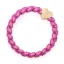 Gold Heart Woven Bubblegum