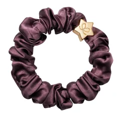 Gold Star Silk Scrunchie Mulberry