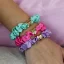 Gold Heart Silk Scrunchie Lilac