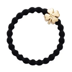 Gold Clover Leaf Black