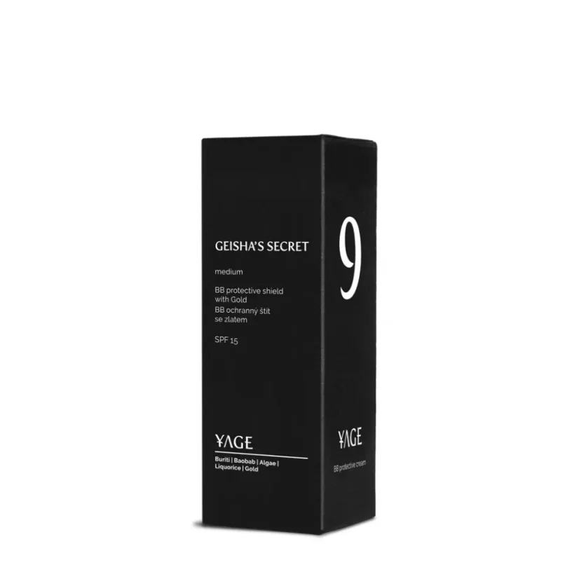 BB krém se zlatem a SPF 15+ proti pigmentaci GEISHA'S SECRET 30ml (medium)
