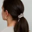 Gold Star Silk Scrunchie Iced Latte
