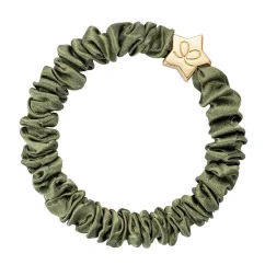 Gold Star Skinny Silk Olive Green