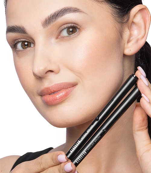 Nanobrow Styling Brushes - Set štětců na úpravu obočí 2ks